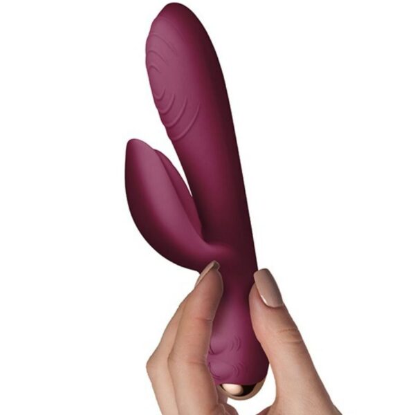 Rocks-Off Everygirl — Rabbit Vibrator, Rechargeable, Burgundy — Rabbit Vibrators — view 2