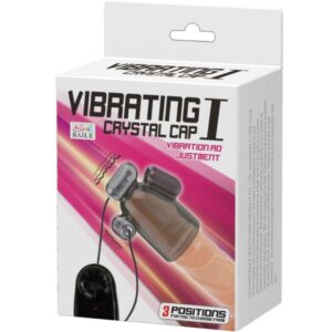 Baile Crystal Cap I — Vibrating Penis Sleeve — Penis Accessories — view 3