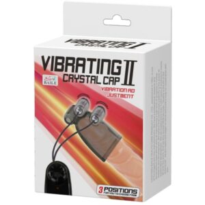 Baile Crystal Cap II — Vibrating Penis Sleeve — Penis Accessories — view 3