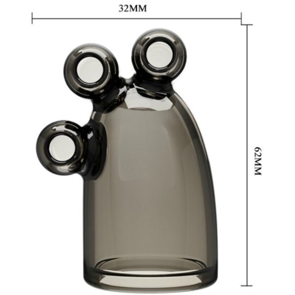 Baile Crystal Cap II — Vibrating Penis Sleeve — Penis Accessories — view 4