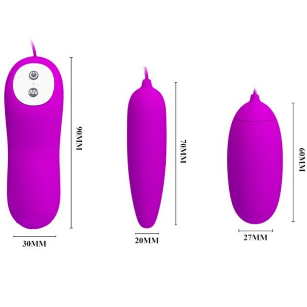 Pretty Love Irma Double — Vibrating Egg, Silicone — Clitoral Toys — view 5