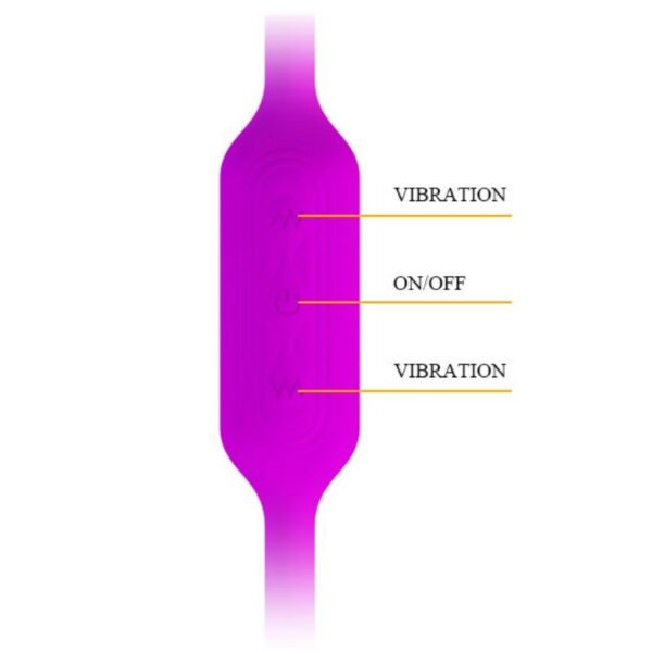 Pretty Love Dream Lovers Whip — Couples Vibrator, Rechargeable — view 5