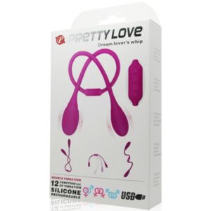 Pretty Love Dream Lovers Whip 2 — Couples Vibrator, Rechargeable — view 2