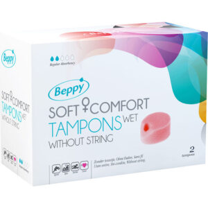 Beppy Soft Comfort — Tampons, 2 Pack, Wet — Intimate Hygiene