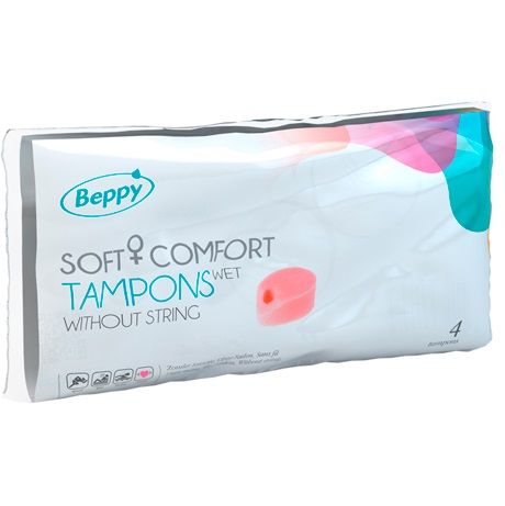 Beppy Soft Comfort — Tampons, 4 Pack, Wet — Intimate Hygiene