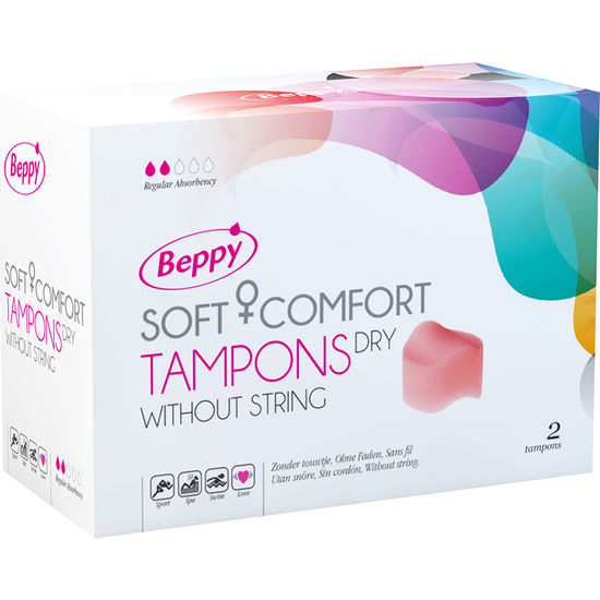 Beppy Soft Comfort — Tampons, 2 Pack, Dry — Intimate Hygiene