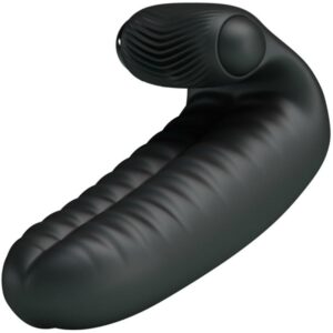 Pretty Love Abbott — Finger Vibrator, Silicone, Black — Clitoral Stimulators — view 3