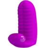 Pretty Love Abbott — Finger Vibrator, Silicone, Lilac — Clitoral Stimulators