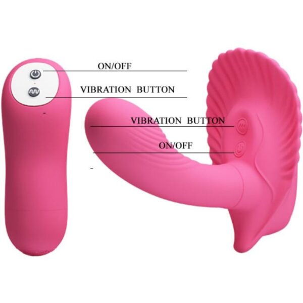 Pretty Love Shell — G-Spot Vibrator, Remote Control, Pink — G-Spot Vibrators — view 9