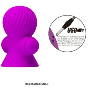 Pretty Love — Nipple Vibrator, Rechargeable, Lilac — Nipple Toys — view 2