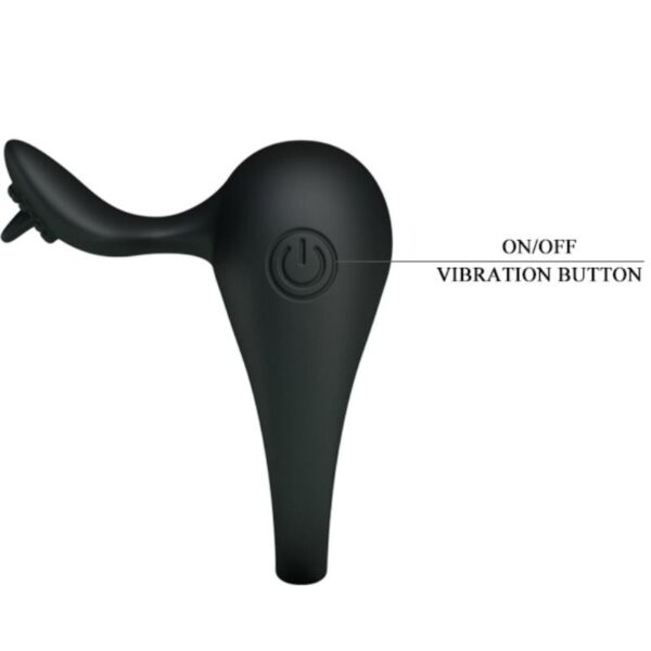 Pretty Love — Vibrating Cock Ring, Tongue — Cock Rings — view 4