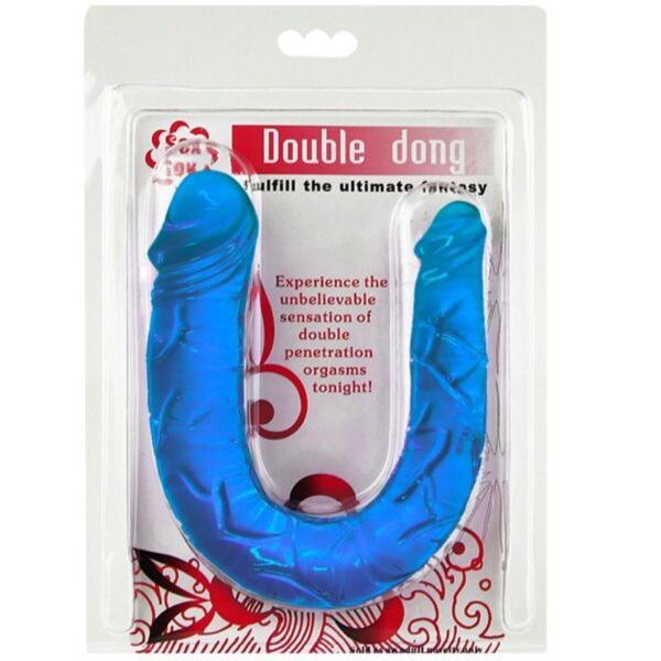 Baile Double Dong — Double Dildo, 30.5 cm, Blue — Dildos — view 2