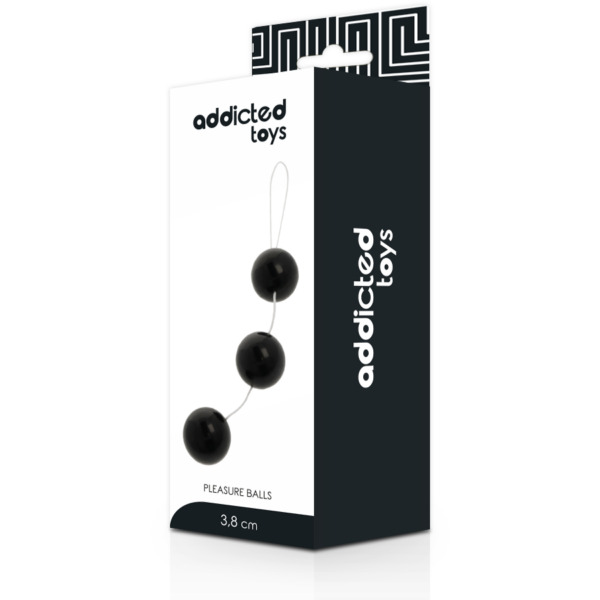 Addicted Toys Pleasure Balls — Anal Beads, Black — view 2