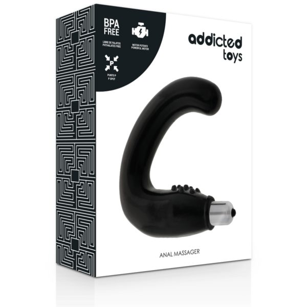Addicted Toys — Prostate Vibrator, Black — Anal — view 2