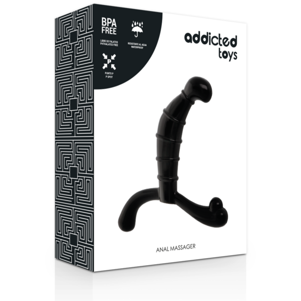 Addicted Toys Anal Pleasure — Prostate Massager, Black — view 3