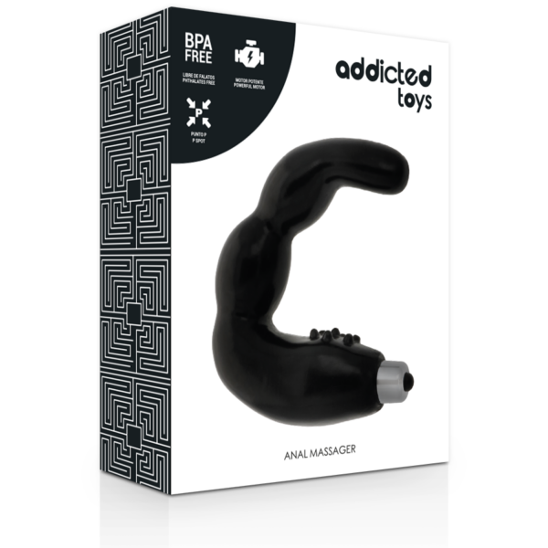 Addicted Toys Vibration — Prostate Vibrator, Black — Anal — view 3