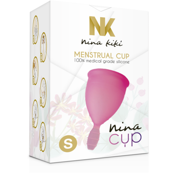 Nina Kikí — Menstrual Cup, Silicone, Size S, Pink — Menstrual Cups — view 7