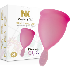Nina Kikí — Menstrual Cup, Silicone, Size S, Pink — Menstrual Cups