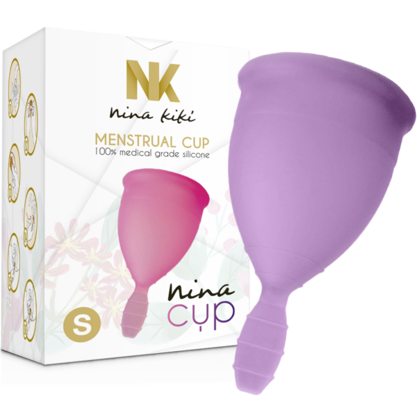 Nina Kikí — Menstrual Cup, Silicone, Size S, Purple — Menstrual Cups