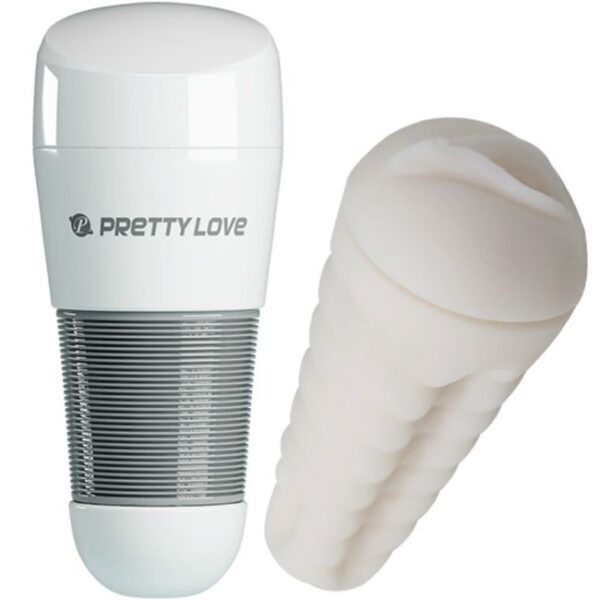 Pretty Love Kitty — Male Masturbator, White — Manual Strokers — view 3