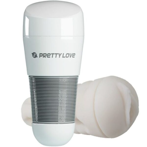 Pretty Love Kitty — Male Masturbator, White — Manual Strokers — view 6