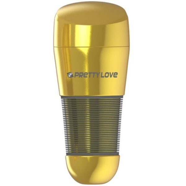Pretty Love Kitty 2 — Male Masturbator, Gold — Manual Strokers