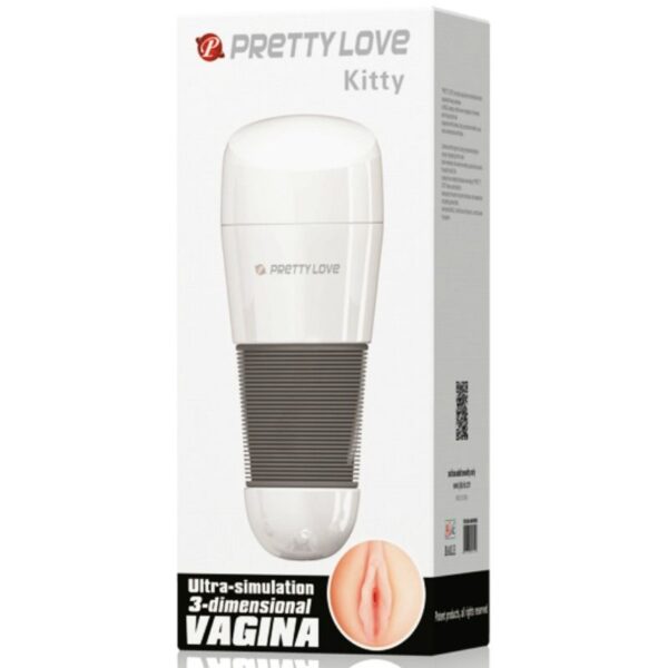 Pretty Love Kitty 2 — Male Masturbator, White — Manual Strokers — view 3
