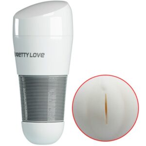 Pretty Love Kitty 2 — Male Masturbator, White — Manual Strokers
