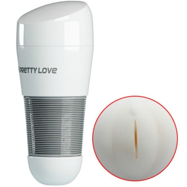 Pretty Love Kitty 2 — Male Masturbator, White — Manual Strokers
