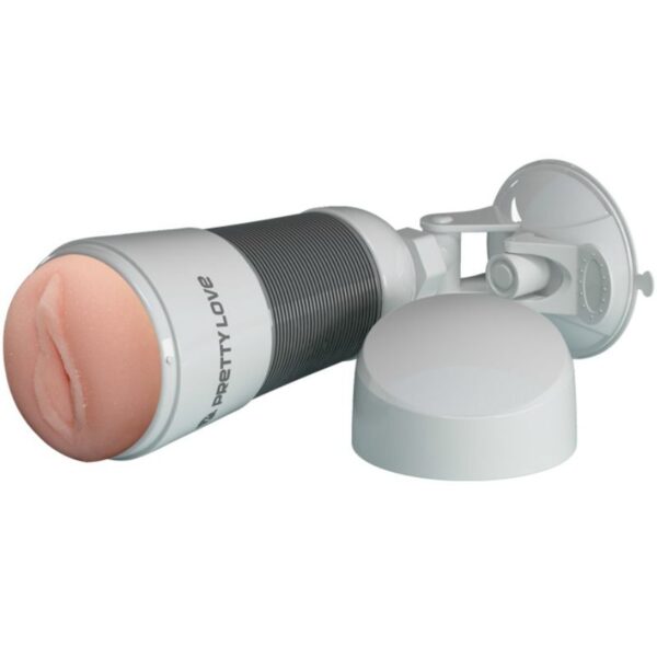 Pretty Love Hedy — Male Masturbator, Suction Cup, White — Non-Vibrating Masturbators — view 2