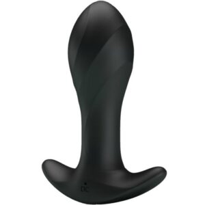 Pretty Love — Vibrating Butt Plug, Rechargeable, Black — Anal