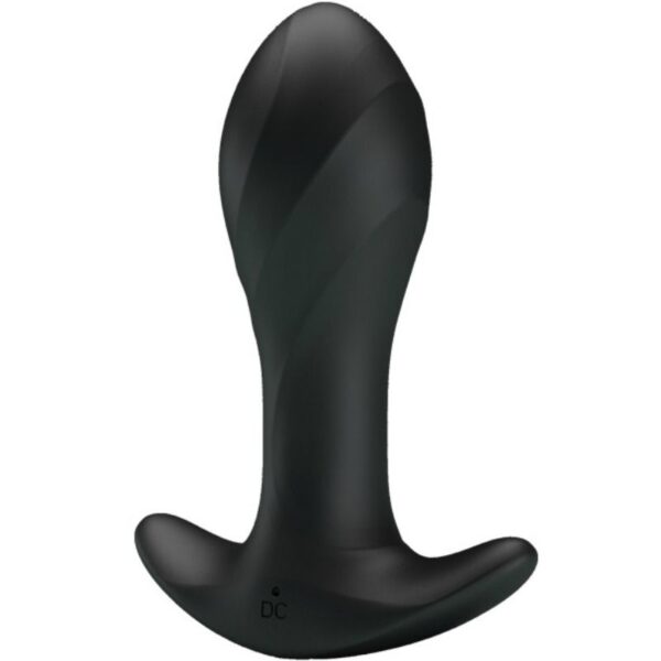 Pretty Love — Vibrating Butt Plug, Rechargeable, Black — Anal