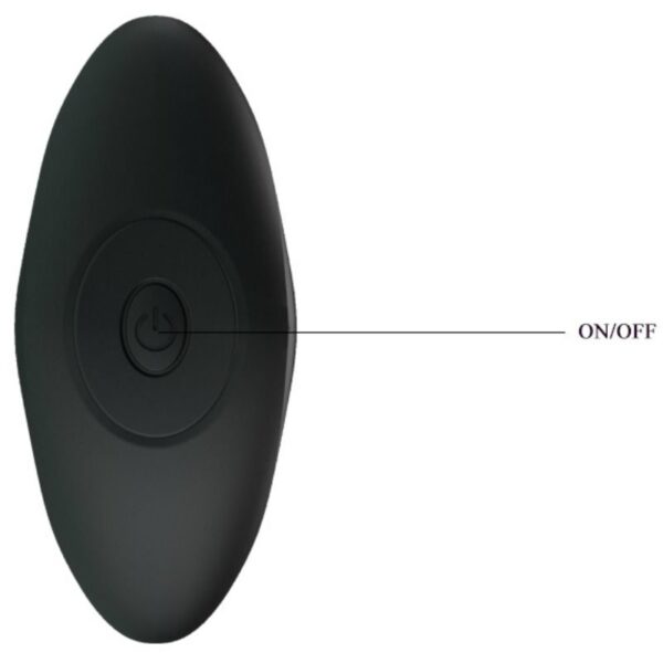 Pretty Love — Vibrating Butt Plug, Rechargeable, Black — Anal — view 7