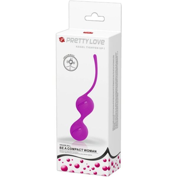 Pretty Love Tighten Up I — Kegel Balls, Silicone, Lilac — Ben Wa Balls — view 5