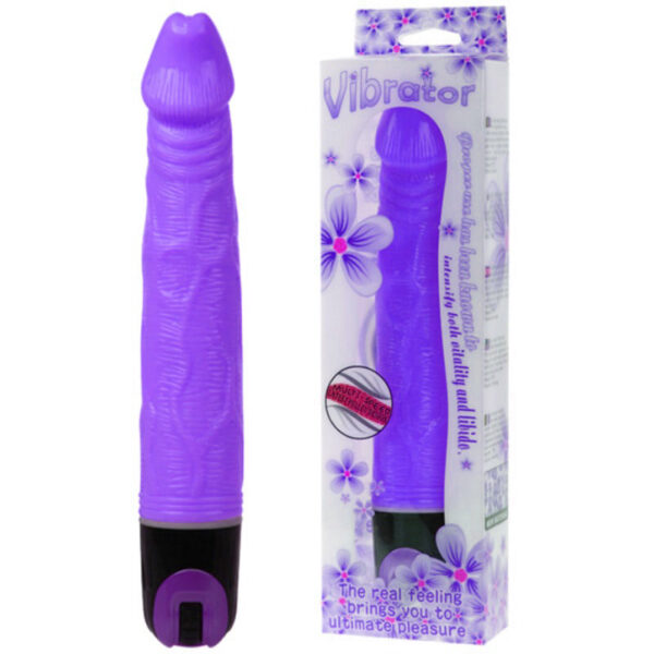 Baile Multispeed — Realistic Vibrator, 21.5 cm, Purple — Realistic Vibrators — view 2