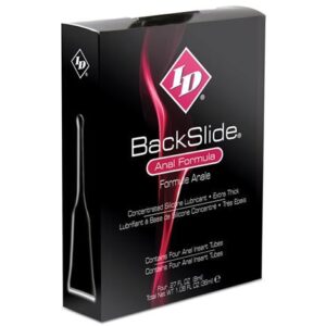 ID Backslide Anal Insert 4 Tubes — Anal Lubricant, 8 ml — Anal Lubricants