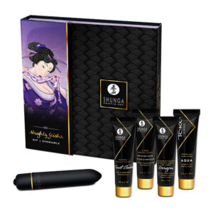 Shunga Naughty Geisha — Gift Set, with Vibrating Bullet — Massage Kits & Gift Sets