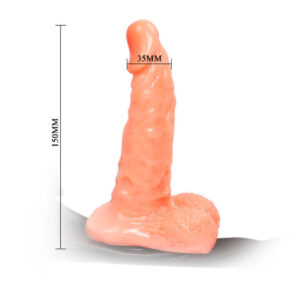 Baile Ultra Passionate — Strap-On, 15.5 cm, Natural — Non-Vibrating Harnesses — view 3
