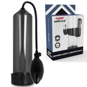 Pump Addicted Rx3 — Vibrating Penis Pump, Black — Penis Pumps
