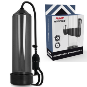 Pump Addicted Rx5 — Vibrating Penis Pump, Black — Penis Pumps