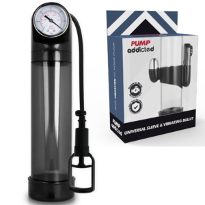 Pump Addicted Rx9 — Vibrating Penis Pump, Black — Penis Pumps