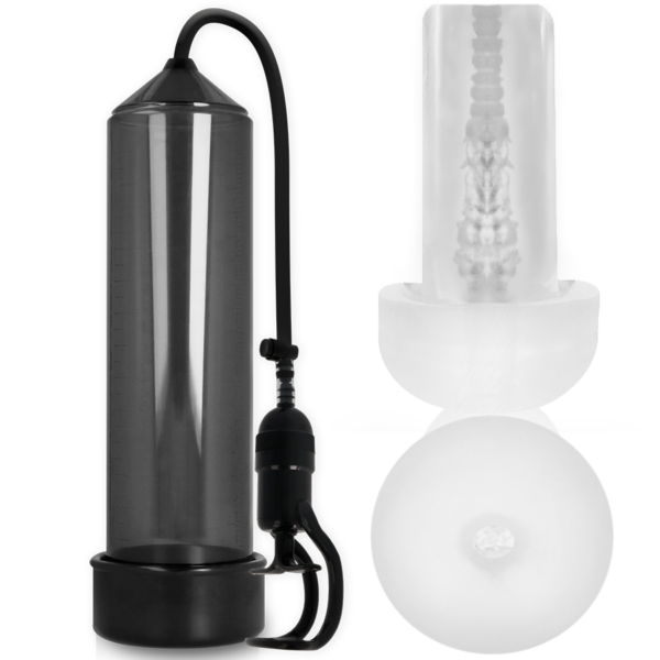 Pump Addicted Rx5 — Penis Pump, Pleasure Sleeve, Black — Penis Pumps