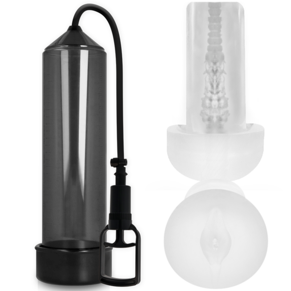 Pump Addicted Rx7 — Penis Pump, Pleasure Sleeve, Black — Penis Pumps