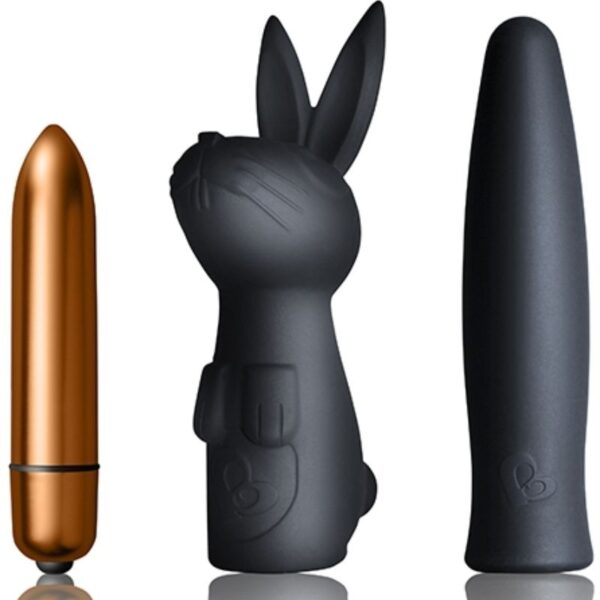Rocks-Off Dark Desire Silhouette — Sex Toy Kit, Silicone — Bullet Vibrators
