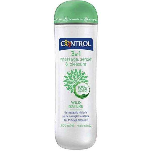 Control Wild Nature 3-in-1 — Massage Gel, 200 ml — Body Massage Oils