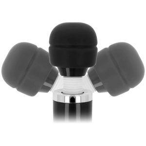 Intense Keanu — Wand Massager, Silicone, Black — Handheld Massagers — view 3