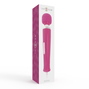Intense Keanu — Wand Massager, Silicone, Pink — Handheld Massagers — view 2