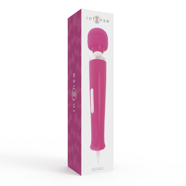 Intense Keanu — Wand Massager, Silicone, Pink — Handheld Massagers — view 2