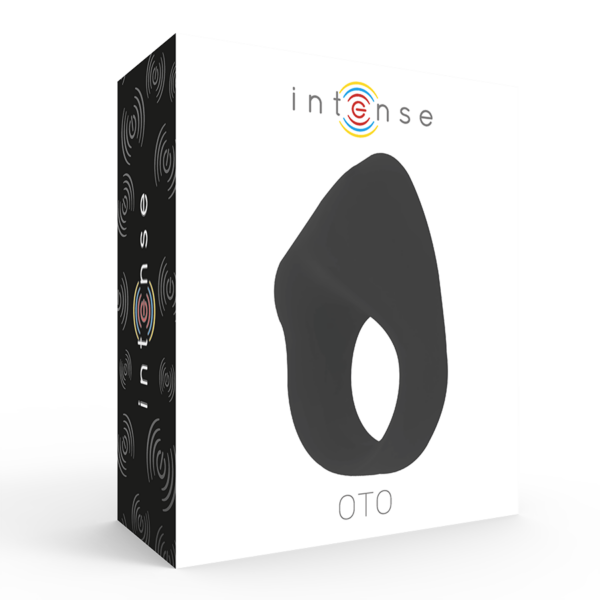Intense Oto — Vibrating Cock Ring, Rechargeable, Black — Cock Rings — view 5