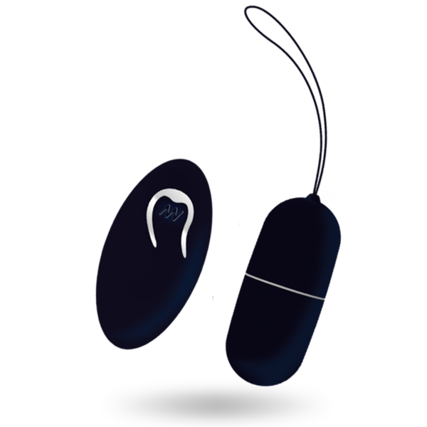 Intense Flippy I — Vibrating Egg, Silicone, Black — Clitoral Stimulators — view 3